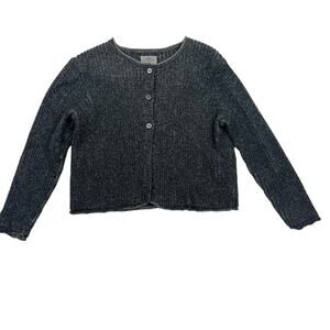 Zara Black & Gold Knit Cardigan